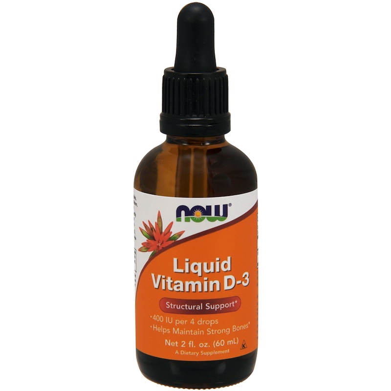 NOW Liquid Vitamin D-3 (60 мл)
