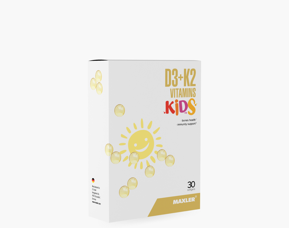 Maxler D3+K2 Vitamins Kids (30 гел.капс)