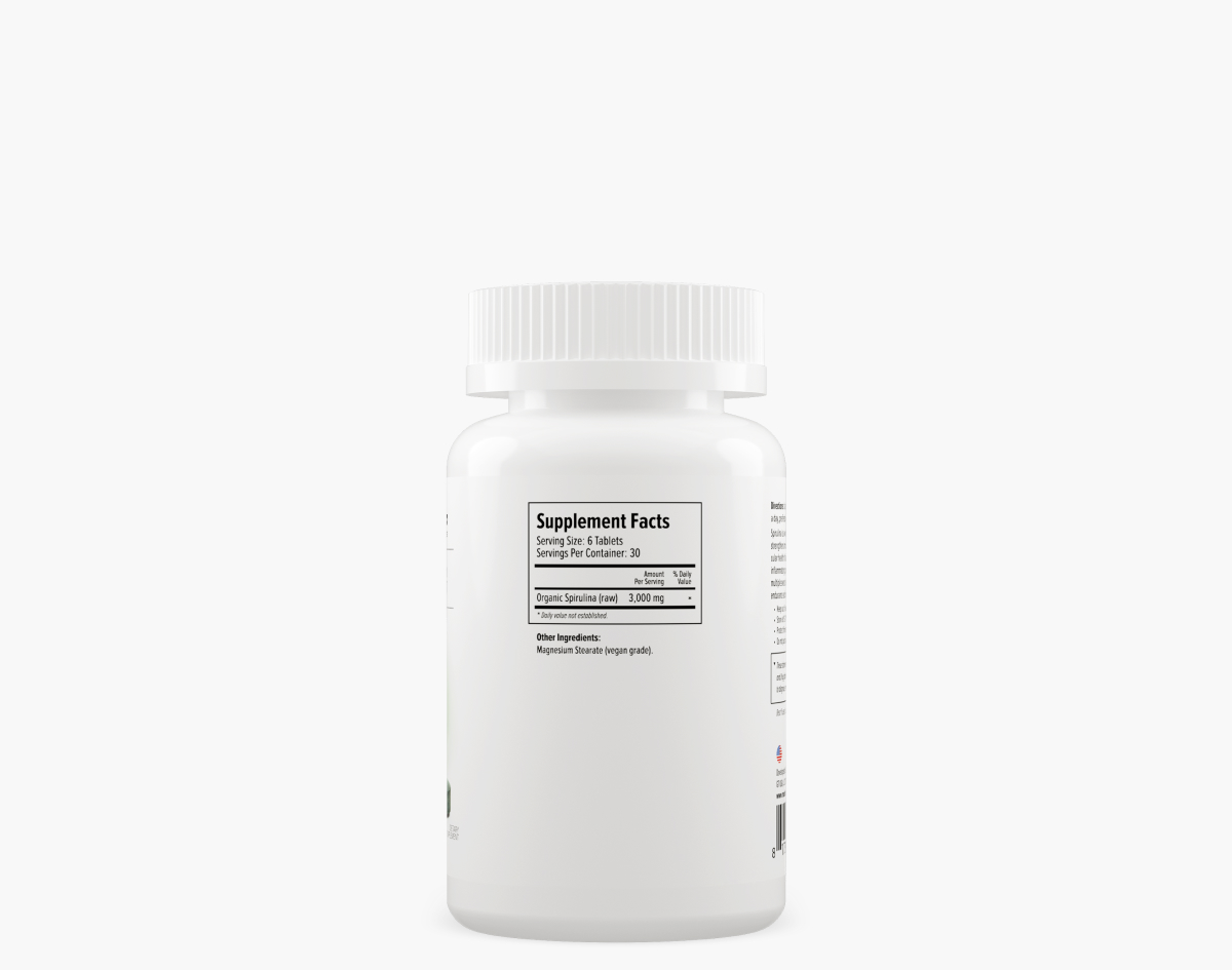 Maxler Organic Spirulina 500 mg. (180 таб)