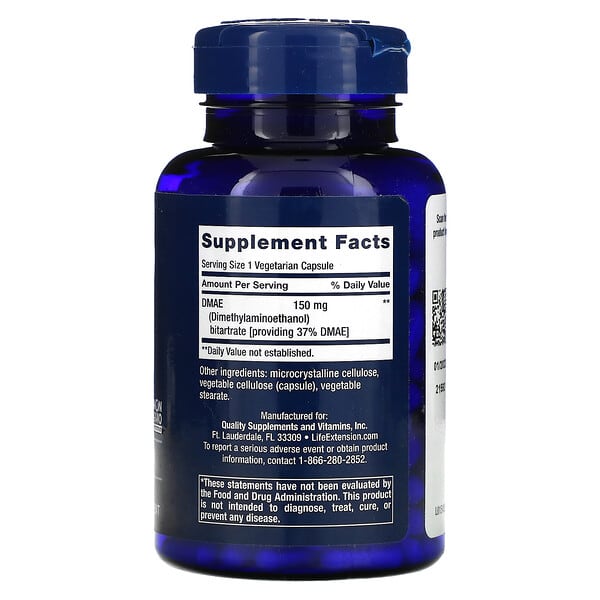 Life Extension DMAE Bitartrate 150mg (200 капс.)