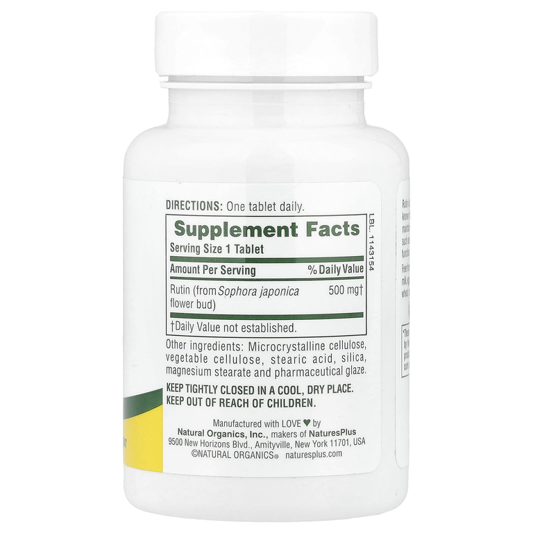 Natures Plus Rutin 500 mg (60 таб)
