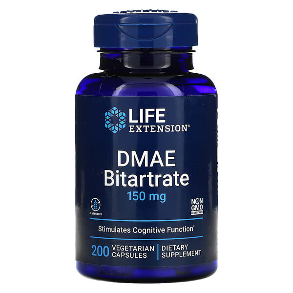 Life Extension DMAE Bitartrate 150mg (200 капс.)