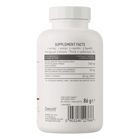 Ostrovit Marine Collagen+Hyaluronic Acid+Vitamin C (120 капс)
