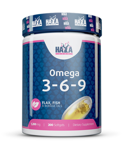Haya Labs Omega 3-6-9 1200 mg (200 капс)
