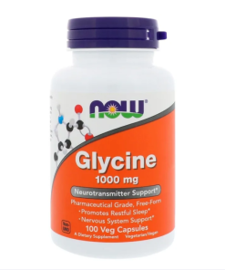 NOW Glycine 1000 мг (100 капс)