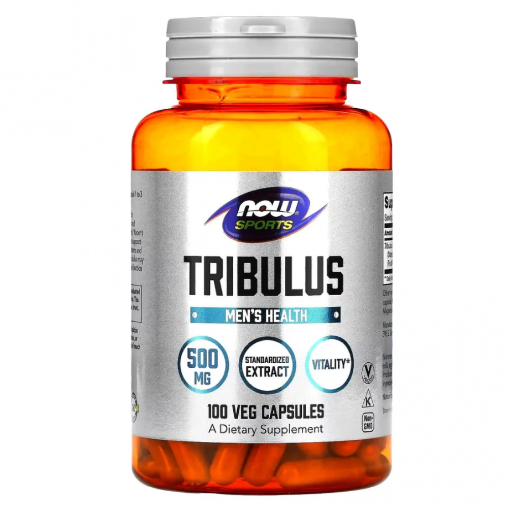 NOW Tribulus 500 mg (100 веган.капс)