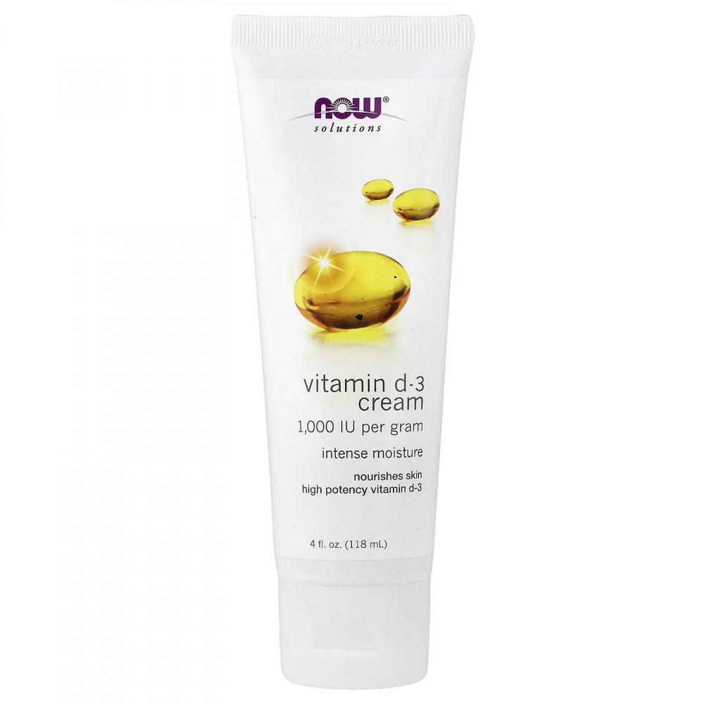 NOW Vitamin D-3 Body Cream (118 мл)