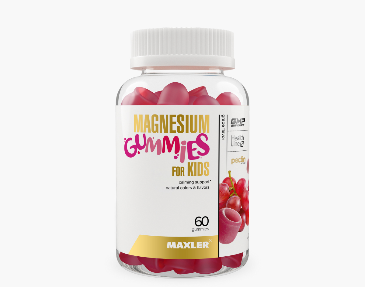 Maxler Magnesium Gummies For Kids (60 жев.конфет)