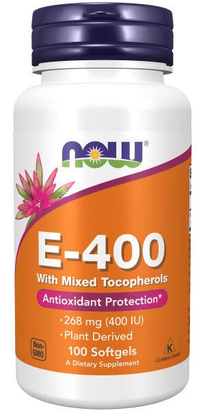 c73328e42f45352c8dbf79af189f1ced.jpg NOW E-400 With Mixed Tocopherols (100 капс)