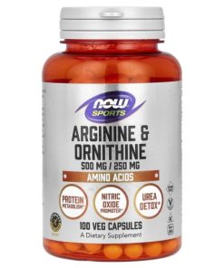 NOW Arginine-Ornithine (100 капс)