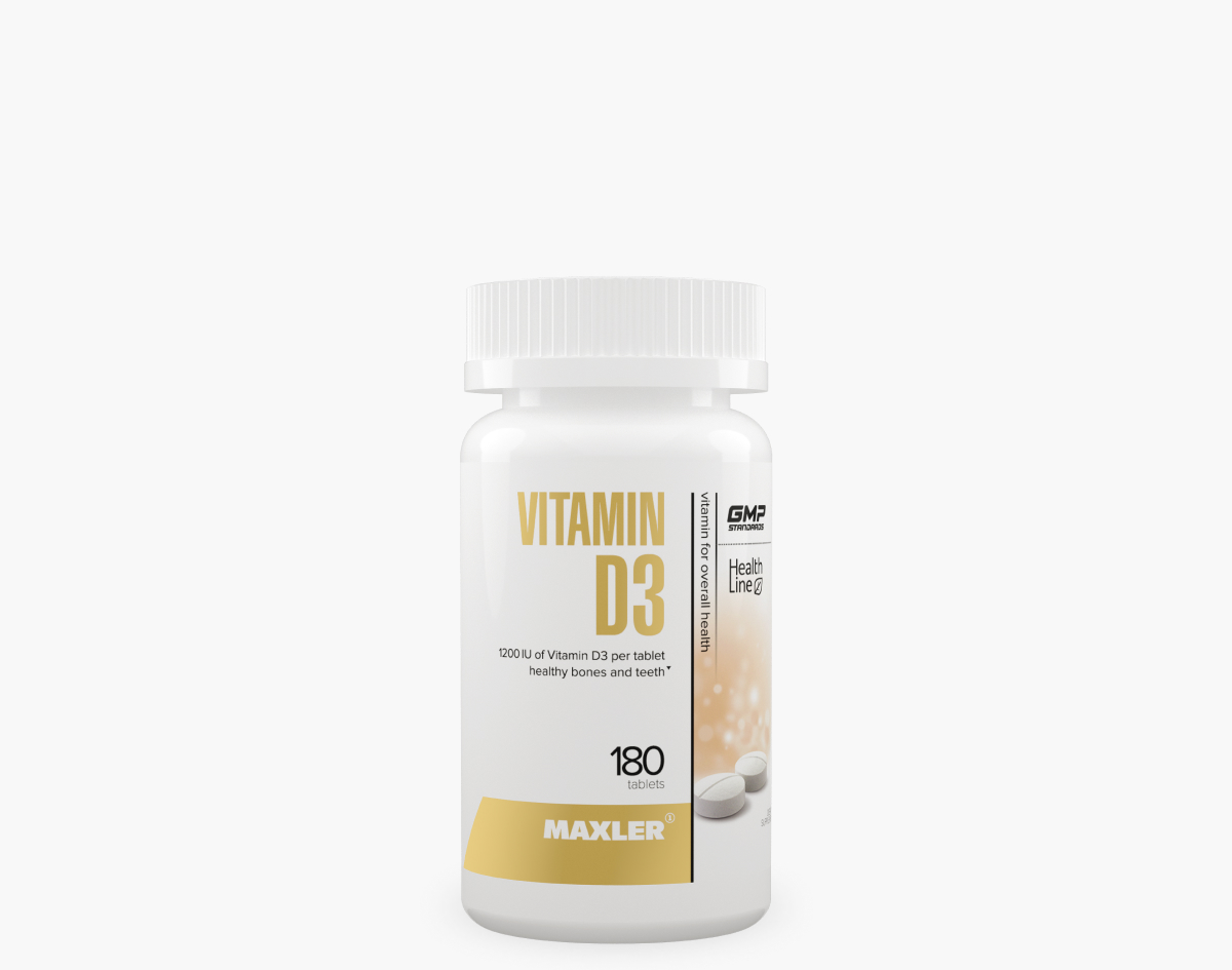 Maxler Vitamin D3 1200 IU (180 таб)