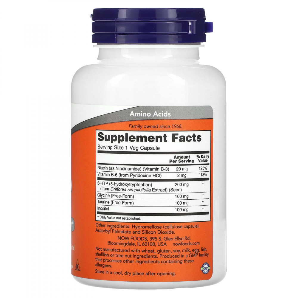 f524768451ebf8695da37eaba5ad3da1.jpg NOW 5-HTP 200 mg (120 капс.)