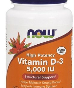 NOW Vitamin D-3 5000 (240 гел.капс)