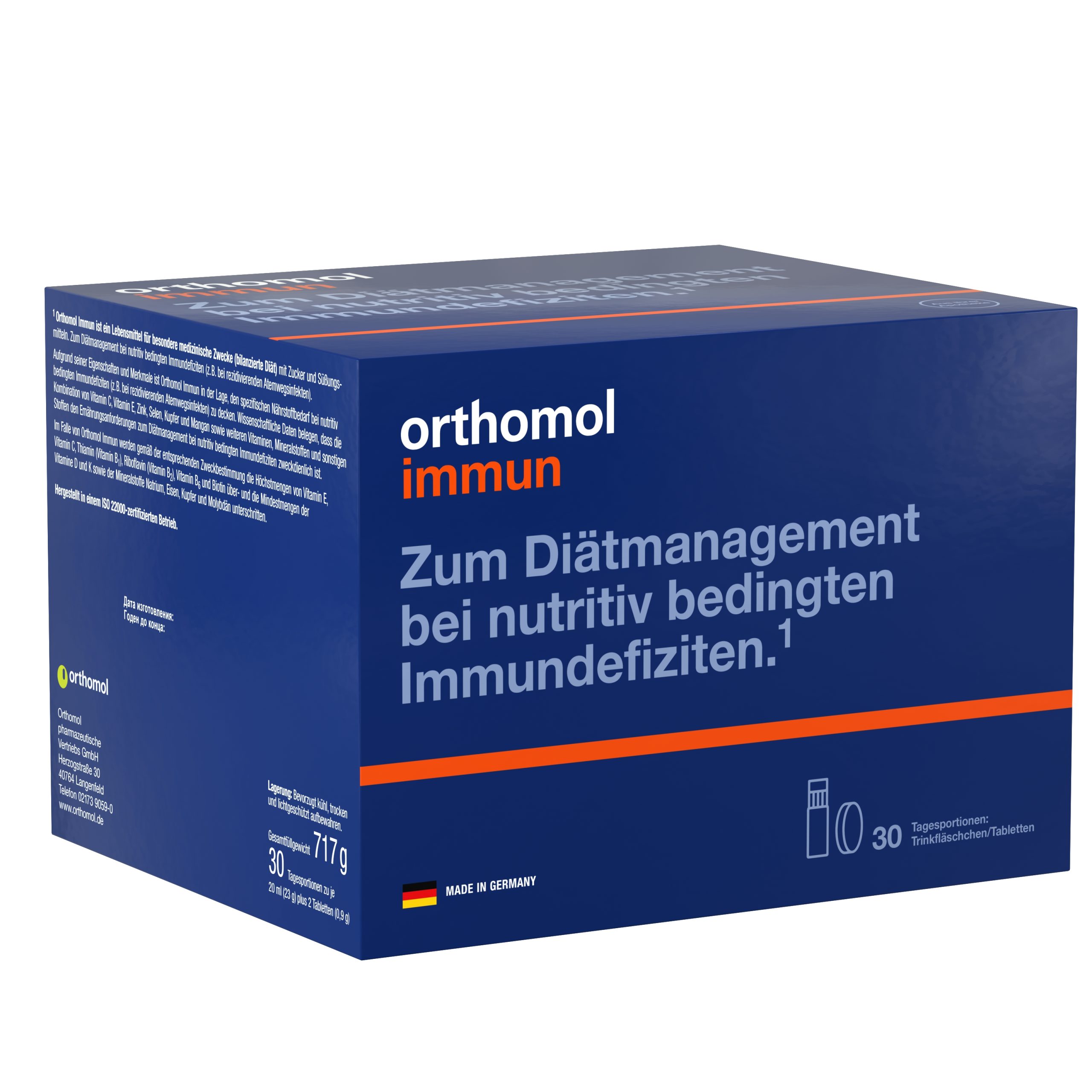 f9de617b40aa3103c67df092210bd9b9.jpg Orthomol Immun (питьевая бутылка+таблетки) (30 шт)