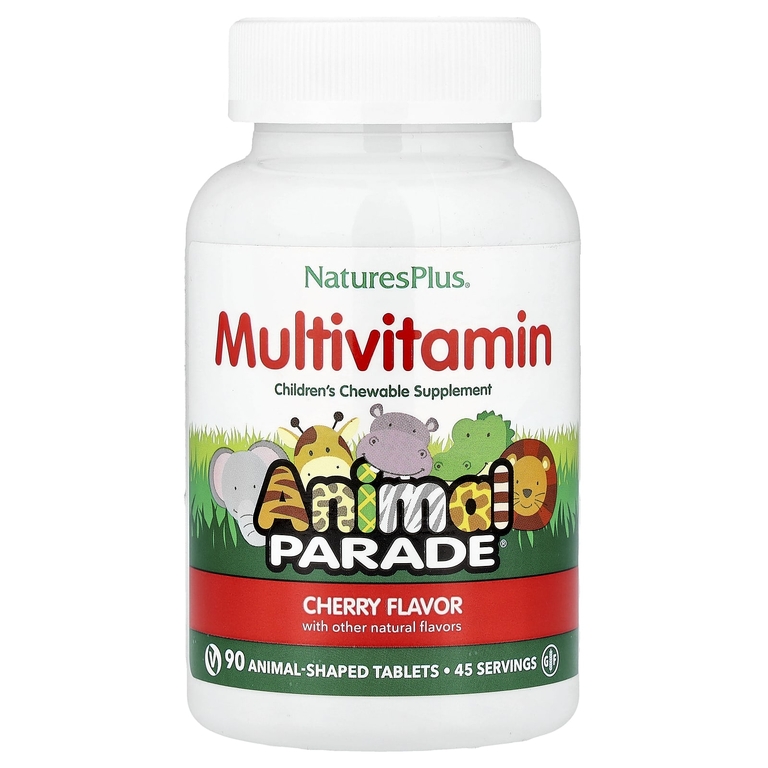 2df412141200ef8fe18e1dcd6dc0ff9b.jpg Nature's Plus Animal Parade Multivitamin KIDZ (90 жев.таб)