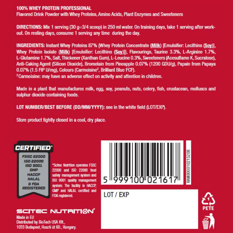 b31d555527688affb9ced636558e8353.png Scitec Nutirtion 100% Whey Protein Professional (500 гр)