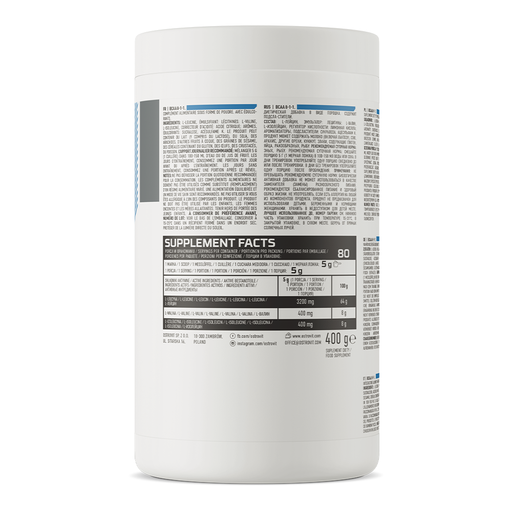 d84d541b41c2da93a7d4ebe2254d4d2e.png Ostrovit BCAA 8:1:1 (400 гр)