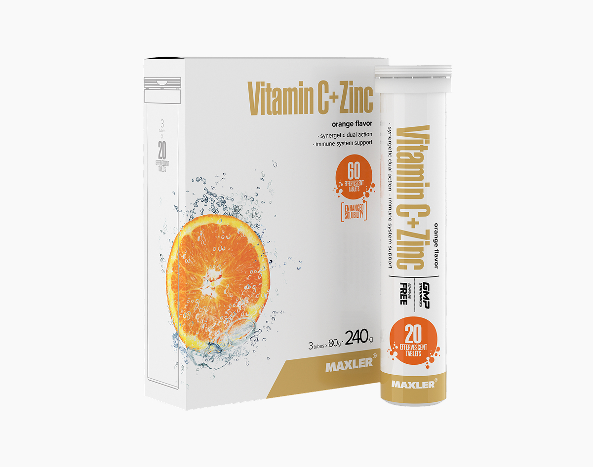 2d28813202a1e1d349f67ab9bbe3aa1b.jpg Maxler Vitamin C+Zinc (20 шип. табл.)