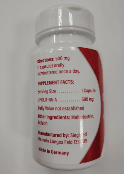 Biopharm Urolithin A 500 mg (60 капс)