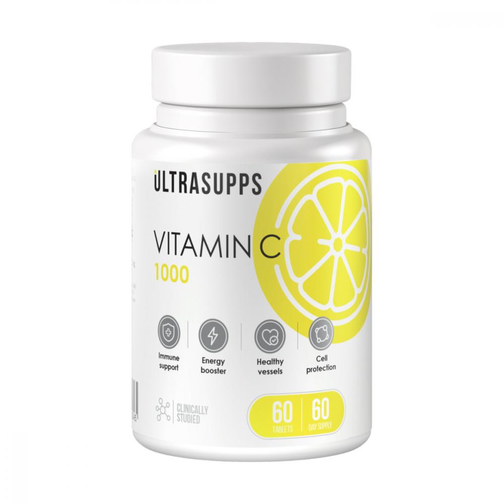 09dcda00ae59da2c80cca7fd4aaab907.jpg Ultrasupps Vitamin C (60 таб.)