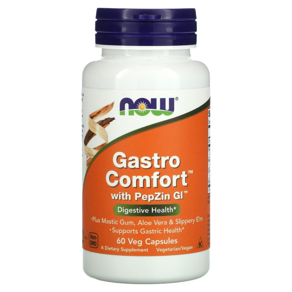 4393918446a44509d96fccbdeb73160c.jpg NOW Gastro Comfort с PepZin GI (60 капс.)