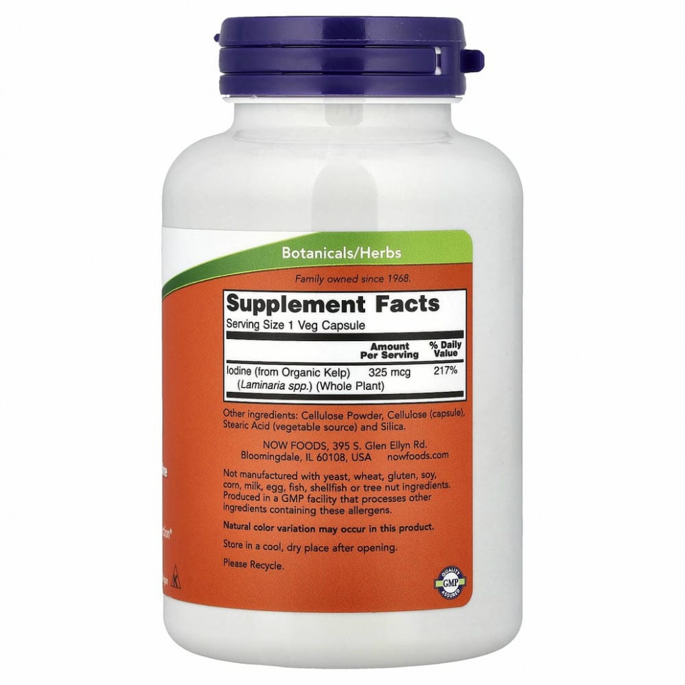 NOW Kelp 150 mcg (200 таб)