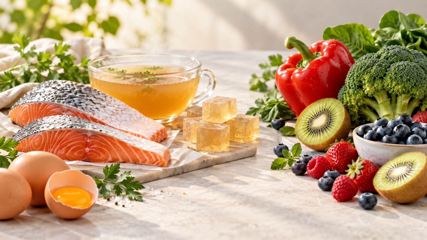 Продукты с коллагеном и нутриенты для его синтеза