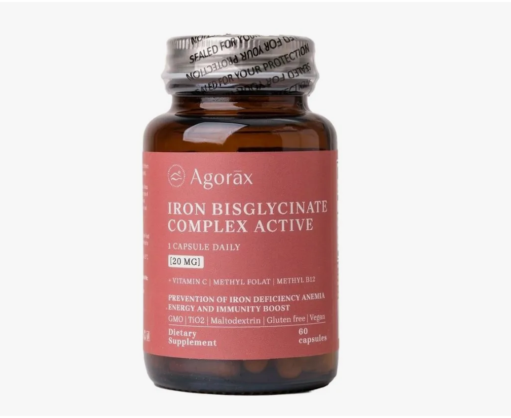 Agorax Iron Bisglycinate Complex Active (60 капс)