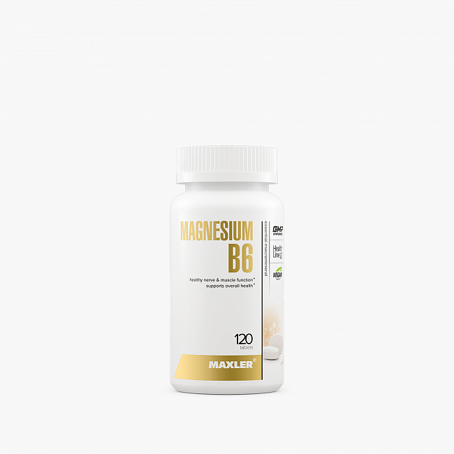 c10e21786c5749fd51538c452b1fbd56.png Maxler Magnesium B6 (120 таб)