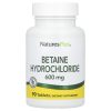 Natures Plus Betaine Hydrochloride 600 мг (90 таб.)