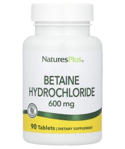 Natures Plus Betaine Hydrochloride 600 мг (90 таб.)